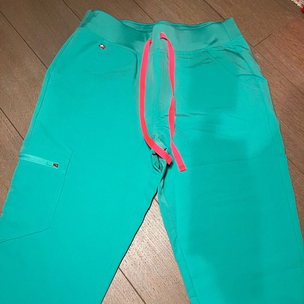 Figs Small Tall Surgical Green Scrub Joggers